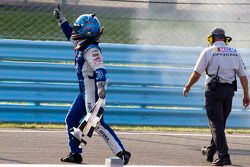 Race winner A.J. Allmendinger, JTG Daugherty Racing Chevrolet