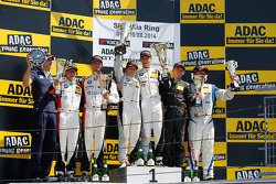 Podium: race winners Dominik Baumann, Claudia Hurtgen, second place Jens Klingmann, Maximilian Sandritter, third place David Jahn, Sven Barth
