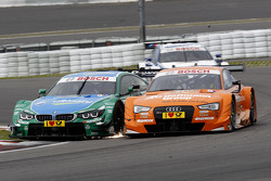 Augusto Farfus, BMW Team RBM BMW M34 DTM and Jamie Green, Audi Sport Team Abt Sportsline Audi RS 5 DTM