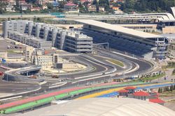 Sochi Autodrom circuit detail