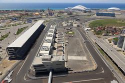 Sochi Autodrom circuit detail