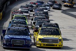 Restart: Brad Keselowski leads