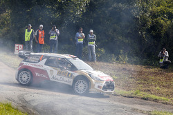 Mads Ostberg and Jonas Andersson, Citroën DS3 WRC, Citroën Total Abu Dhabi World Rally Team