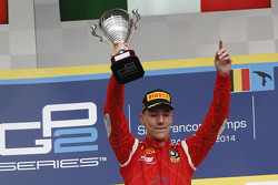 Podium: race winner Raffaele Marciello