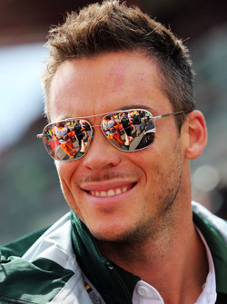 Andre Lotterer, Caterham F1 Team on the drivers parade