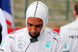 Lewis Hamilton, Mercedes AMG F1 on the grid