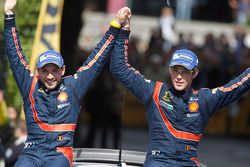 Vencedores Thierry Neuville e Nicolas Gilsoul, Hyundai i20 WRC, Hyundai Motorsport