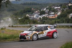 Mads Ostberg and Jonas Andersson, Citroën DS3 WRC, Citroën Total Abu Dhabi World Rally Team