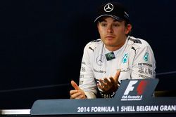 Nico Rosberg, Mercedes AMG F1 in the FIA Press Conference