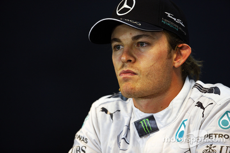 Nico Rosberg, Mercedes AMG F1 in the FIA Press Conference