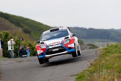 Robert Kubica et Maciek Szczepaniak, Ford Fiesta WRC