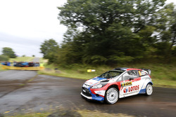 Robert Kubica and Maciek Szczepaniak, Ford Fiesta WRC