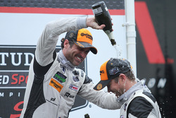3rd place- #27 Dempsey Racing Porsche 911 GT America: Patrick Dempsey & Andrew Davis
