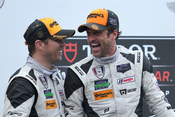 3rd place- #27 Dempsey Racing Porsche 911 GT America: Patrick Dempsey & Andrew Davis