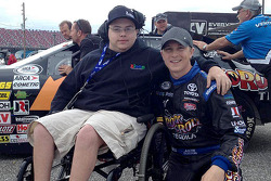 Aaron Grosskopf with ARCA driver Justin Boston