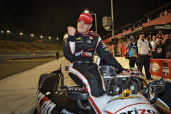 Will Power celebrates the championship