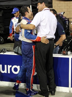 Helio Castroneves and Tim Cindric