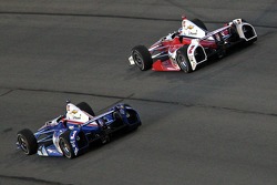 Helio Castroneves, Penske Racing Chevrolet and Juan Pablo Montoya, Penske Racing Chevrolet