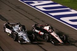 Graham Rahal, Rahal Letterman Lanigan Racing Honda and Will Power, Penske Racing Chevrolet