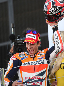 Race winner Marc Marquez