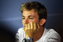 Nico Rosberg, Mercedes AMG F1 in the FIA Press Conference