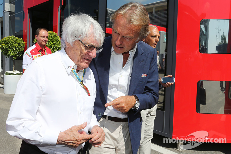Bernie Ecclestone ve Luca di Montezemolo, Ferrari Başkanı