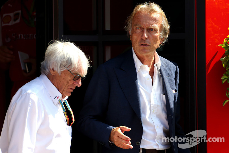 Bernie Ecclestone ve Luca di Montezemolo, Ferrari Başkanı