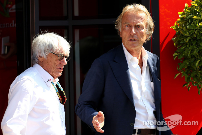 Bernie Ecclestone; Luca di Montezemolo, Ferrari, Präsident