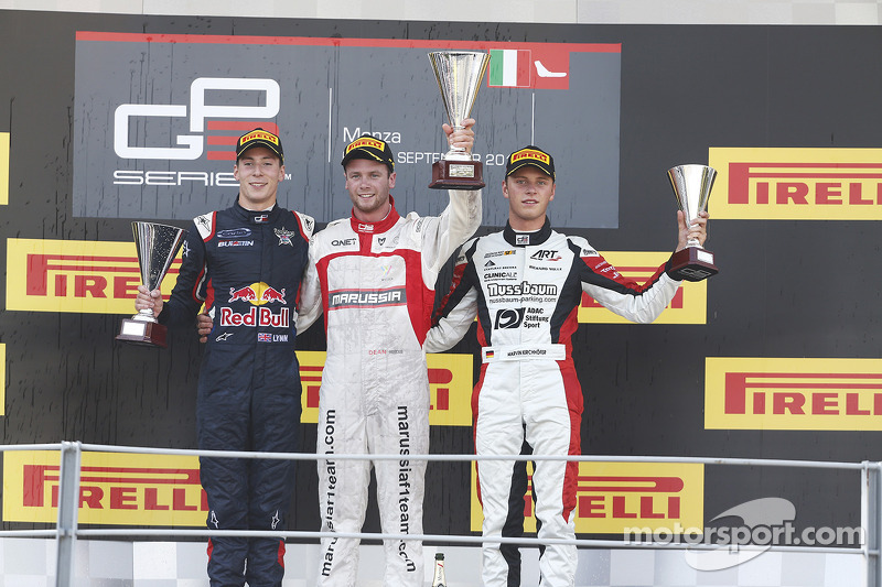 El podio de las GP3 Series en 2014