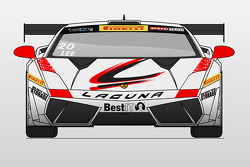 The Reiter Engineering Lamborghini GT3 to be driven by Andy Lee at Miller Motorsports Park
