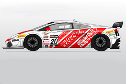The Reiter Engineering Lamborghini GT3 to be driven by Andy Lee at Miller Motorsports Park