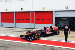Max Verstappen tests for Scuderia Toro Rosso