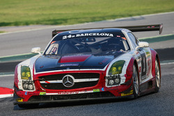 #1 Hofor Racing Mercedes SLS AMG GT3: Michael Kroll, Roland Eggimann, Kenneth Heyer, Christiaan Frankenhout, Chantal Kroll