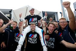 Champion 2014, Marco Wittmann, BMW Team RMG BMW M4 DTM celebrates