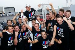 Champion 2014, Marco Wittmann, BMW Team RMG BMW M4 DTM celebrates