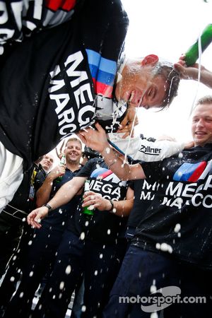 Champion 2014, Marco Wittmann, BMW Team RMG BMW M4 DTM celebrates