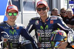 Jorge Lorenzo and Valentino Rossi