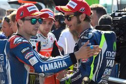 Jorge Lorenzo and Valentino Rossi