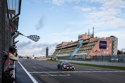 #1 Belgian Audi Club Team WRT Audi R8 LMS Ultra: Cesar Ramos, Laurens Vanthoor, Christopher Mies takes the checkered flag to win the race