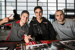 Autograph session: Christopher Mies, Cesar Ramos, Laurens Vanthoor
