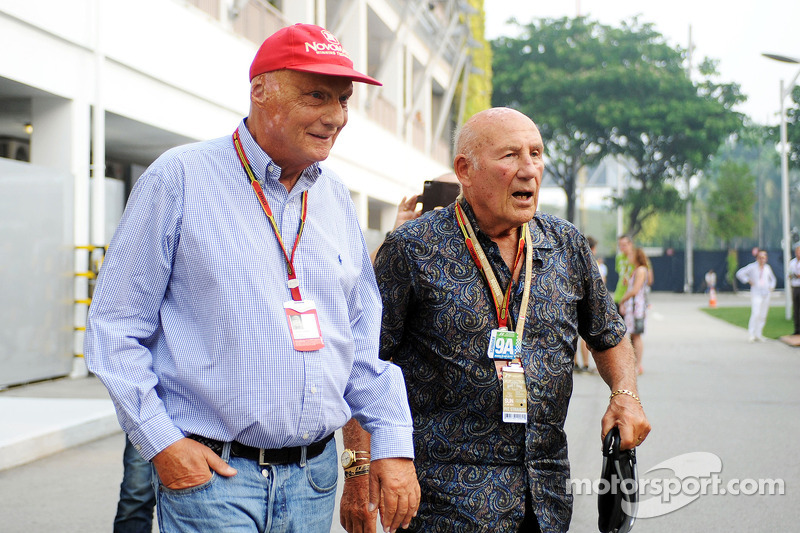 Niki Lauda, Presidente no Ejecutivo de Mercedes con Stirling Moss