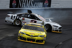 Brad Keselowski spins