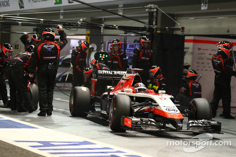 Jules Bianchi, Marussia F1 Takımı MR03 pit stop