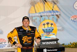 Race winner Brendan Gaughan