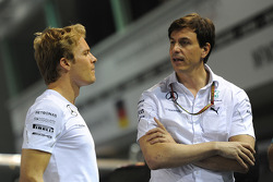 Nico Rosberg avec Toto Wolff
