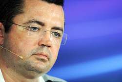 Eric Boullier, McLaren Racing Director in the FIA Press Conference