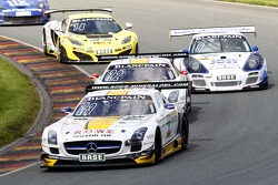 #23 ROWE Racing Mercedes-Benz SLS AMG GT3: Maro Engel, Jan Seyffarth