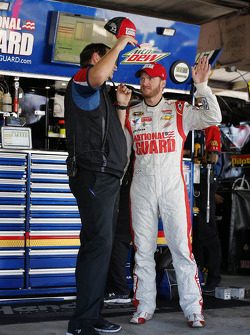 Dale Earnhardt Jr., Hendrick Motorsports Chevrolet with crew chief Steve Letarte