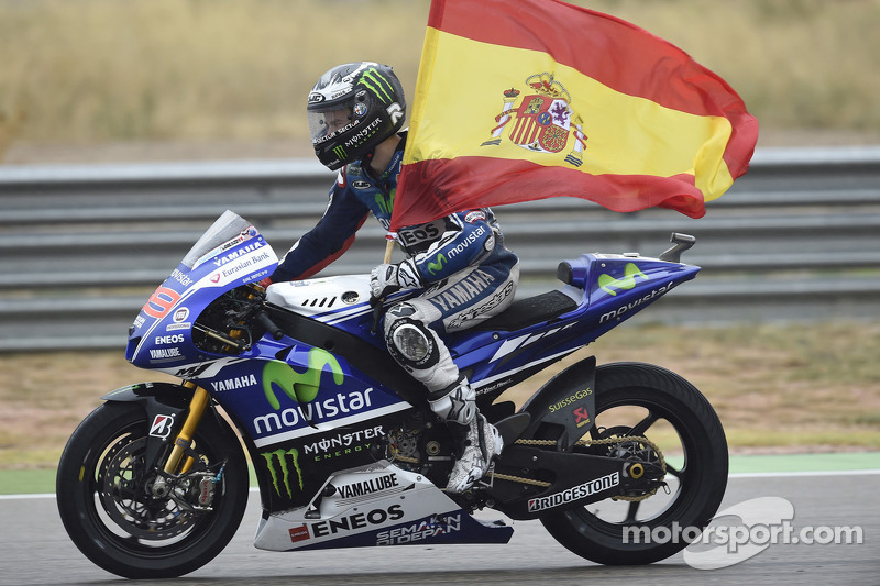 Vencedor da corrida Jorge Lorenzo, Yamaha Factory Racing