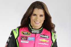 Danica Patrick special firesuit for Breast Cancer Awareness